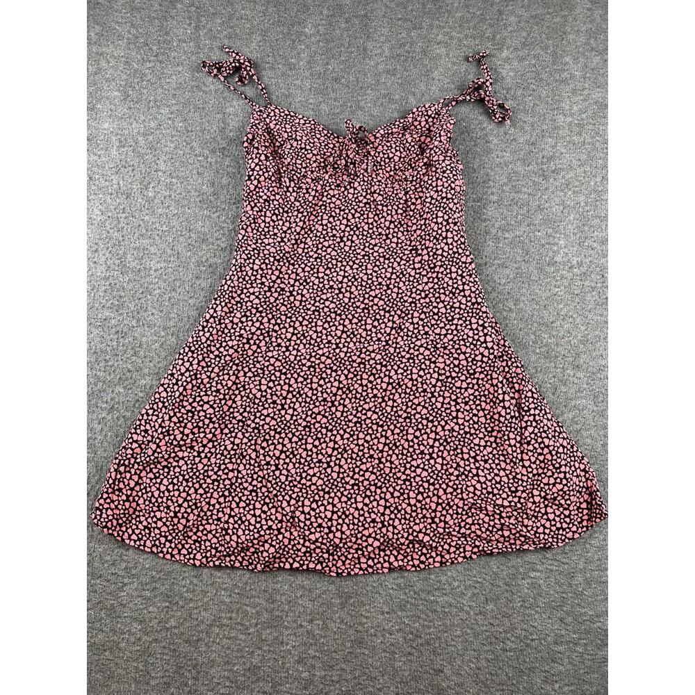 Lotti Moss Women's‎ Mini Dress with Pink Heart Pattern Size XS
